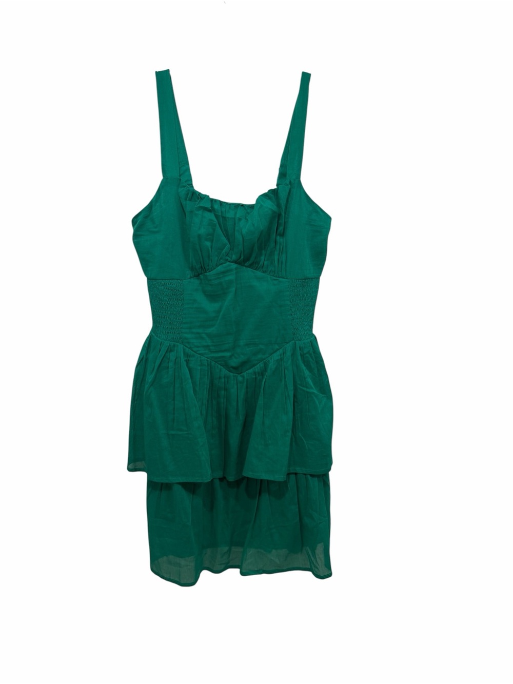Emerald Green Tiered dress